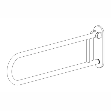 Barre D'appui Pliante Tiger Acier Inoxydable Poli 8 Barre D'appui Pliante Tiger Acier Inoxydable Poli – Image 6