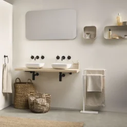 Boîte De Rangement Sealskin Brix Wandkubus Petite Blanche -Salle De Bain Boutique 4008913624067 5 1