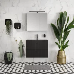 Boîte De Rangement Sealskin Brix Wandkubus Petite Noire 15 Boîte De Rangement Sealskin Brix Wandkubus Petite Noire -Salle De Bain Boutique 4008913624074 4 1