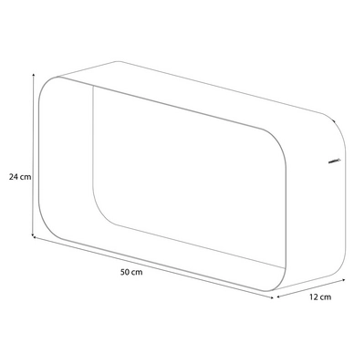 Boîte De Rangement Sealskin Brix Wandkubus Grande Blanche 8 Boîte De Rangement Sealskin Brix Wandkubus Grande Blanche – Image 6