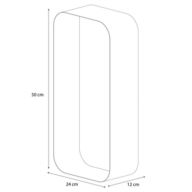 Boîte De Rangement Sealskin Brix Wandkubus Grande Blanche 9 Boîte De Rangement Sealskin Brix Wandkubus Grande Blanche – Image 7