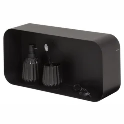 Boîte De Rangement Sealskin Brix Wandkubus Grande Noire -Salle De Bain Boutique 4008913624098 3