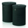 Panier à Linge Kela Rimossa Black (set De 2 Pièces) 2 Panier à Linge Kela Rimossa Black (set De 2 Pièces) -Salle De Bain Boutique 40350005WO22981