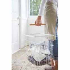 Panier à Linge Yamazaki Small Tosca 34 L -Salle De Bain Boutique 4903208028097 4
