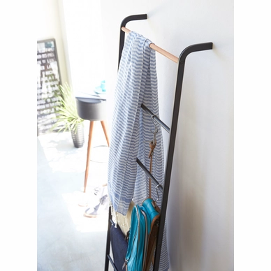 Porte-Serviette Yamazaki Tower Ladder Noir 5 Porte-Serviette Yamazaki Tower Ladder Noir – Image 3