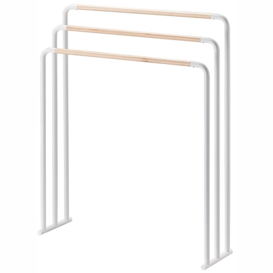 Porte-Serviette Yamazaki Plain White 3 Porte-Serviette Yamazaki Plain White