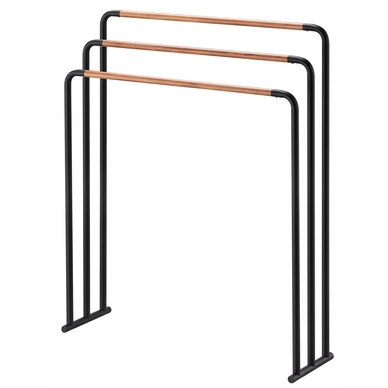 Porte-Serviette Yamazaki Plain Noir 3 Porte-Serviette Yamazaki Plain Noir