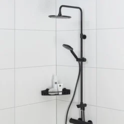 Ensemble De Douche Tiger Splash Pommeau Pluie Noir -Salle De Bain Boutique 5 4008911714340 23