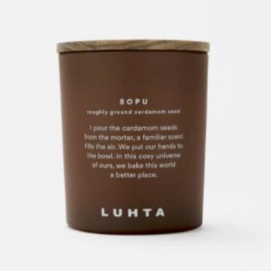 Bougie Parfumée Luhta Home Sopu Brown 150g 3 Bougie Parfumée Luhta Home Sopu Brown 150g