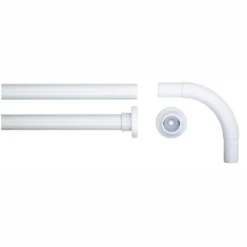 Barre Coudée Sealskin Seallux Blanc 90 X 90 Cm