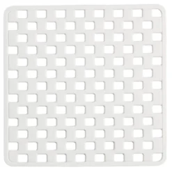 Tapis Antidérapant Sealskin Doby Blanc (50 X 50 Cm)