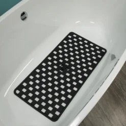 Tapis Antidérapant Sealskin Doby Noir (75 X 38 Cm) -Salle De Bain Boutique 8711131281474 4