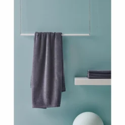 Serviette De Bain Aquanova London Graphite 70 X 130 Cm 7 Serviette De Bain Aquanova London Graphite 70 X 130 Cm -Salle De Bain Boutique 8711948699066 3