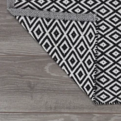 Tapis De Bain Sealskin Trellis Coton Noir 7 Tapis De Bain Sealskin Trellis Coton Noir -Salle De Bain Boutique 8719401357096 4