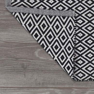 Tapis De Bain Sealskin Trellis Coton Noir 5 Tapis De Bain Sealskin Trellis Coton Noir – Image 3