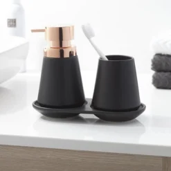 Porte-Savon Sealskin Conical Céramique Noir 8 Porte-Savon Sealskin Conical Céramique Noir -Salle De Bain Boutique 8719401362083 3