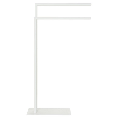 Porte Serviette Sealskin Tube Métal Blanc 3 Porte Serviette Sealskin Tube Métal Blanc