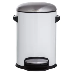 Poubelle Sealskin Cosmic Inox Blanc