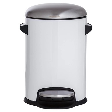 Poubelle Sealskin Cosmic Inox Blanc 3 Poubelle Sealskin Cosmic Inox Blanc