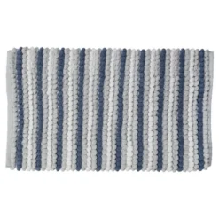 Tapis De Bain Sealskin Bright Polyester Bleu 50x80 Cm