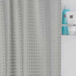 Rideau De Douche Sealskin Relative Polyester Gris 180x200 Cm 8 Rideau De Douche Sealskin Relative Polyester Gris 180x200 Cm -Salle De Bain Boutique 8719401650784 3