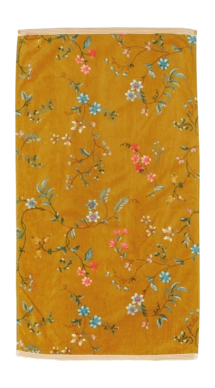 Serviette De Toilette Pip Studio Les Fleurs Yellow (55 X 100 Cm)