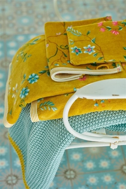Serviette De Toilette Pip Studio Les Fleurs Yellow (55 X 100 Cm) 4 Serviette De Toilette Pip Studio Les Fleurs Yellow (55 X 100 Cm) – Image 2