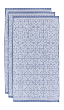 Serviette De Toilette Pip Studio Tile De Pip Blue (55 X 100 Cm)