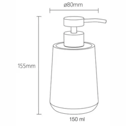 Distributeur De Savon Sealskin Earth Chêne 150 Ml -Salle De Bain Boutique 8720553000556 9