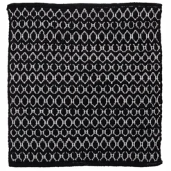 Tapis De WC Sealskin Boho Black - 60 X 60 Cm