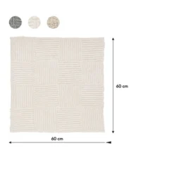 Tapis De WC Sealskin Reverse Ivory - 60 X 60 Cm -Salle De Bain Boutique 8720553002888 5