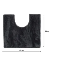 Tapis De WC Sealskin Doux Dark Grey - 45 X 50 Cm -Salle De Bain Boutique 8720553003007 5