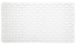 Tapis De Bain Antidérapant Sealskin Drip Antislip Transparent (71x40 Cm)