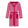Peignoir Esprit Kids Striped Hoody Raspberry -Salle De Bain Boutique 9010276897106