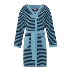 Peignoir Esprit Kids Striped Hoody Sky Blue
