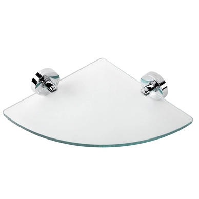 Tablette De Coin Geesa Luna Chrome 35 Cm 2 Tablette De Coin Geesa Luna Chrome 35 Cm