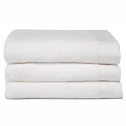 Serviette De Toilette Seahorse Pure White (Lot De 3)