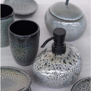 Porte Savon Aquanova Ugo Olive Noire 4 Porte Savon Aquanova Ugo Olive Noire – Image 2