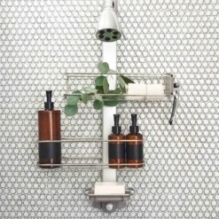 Rangement Douche Simplehuman Caddy 2 Inox 11 Rangement Douche Simplehuman Caddy 2 Inox -Salle De Bain Boutique BT1098 Lifestyle2 1194x