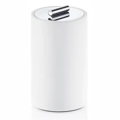 Coffret Beauté Decor Walther Stone Avec Couvercle Grand Mat Blanc Chrome