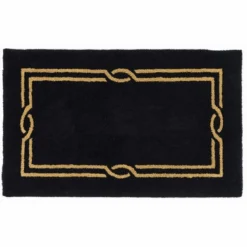 Tapis De Bain Abyss & Habidecor Cross Black Multi