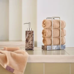 Porte-Serviette Invité Aquanova Hammam Brown 5 Porte-Serviette Invité Aquanova Hammam Brown -Salle De Bain Boutique HAMMAM 01 1