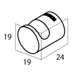 Crochet Tiger Bold Petit Acier Noir (2 Unités) 9 Crochet Tiger Bold Petit Acier Noir (2 Unités) -Salle De Bain Boutique Haak Tiger Bold Klein Staal Zwart 2 stuks