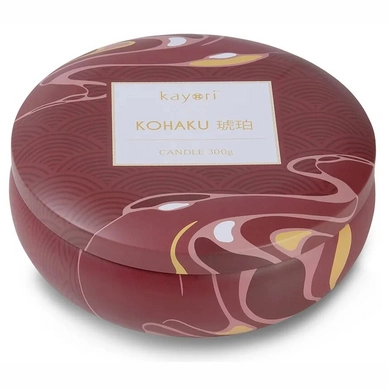 Bougie Parfumée Kayori Kohaku Tin Rouge 4 Bougie Parfumée Kayori Kohaku Tin Rouge – Image 2