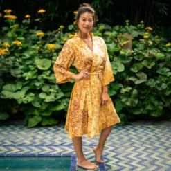 Kimono Kayori Femme Noyu Or