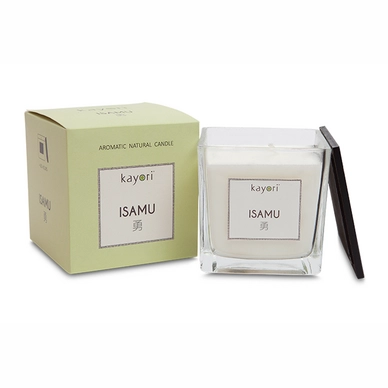 Bougie Parfumée Kayori Isamu Verte 430 Gr 3 Bougie Parfumée Kayori Isamu Verte 430 Gr