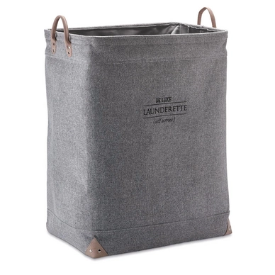 Panier à Linge Aquanova Lubin Gris Argenté 3 Panier à Linge Aquanova Lubin Gris Argenté