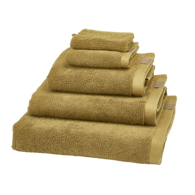 Serviette De Bain Aquanova Oslo Moutarde (100 X 150 Cm) 4 Serviette De Bain Aquanova Oslo Moutarde (100 X 150 Cm) – Image 2