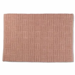 Tapis De Bain Kela Leana Salmon Red