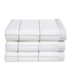 Serviette De Bain Seahorse Grid White (set De 3) 2 Serviette De Bain Seahorse Grid White (set De 3) -Salle De Bain Boutique SH Grid white bath towels 3x